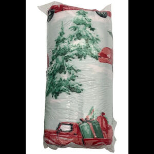 Kringle Express 60" x 80" Holiday Printed Throws Travel Red Truck